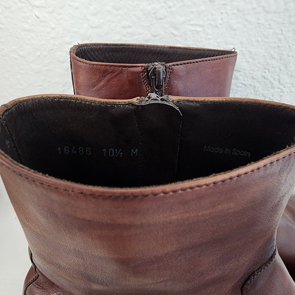 Magnanni for Neiman Marcus Men's side zip leather boot Size 10.5 - Picture 4 of 10